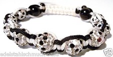 FUSSBALL  SHAMBALLA ARMBAND  SCHWARZ WEISS 