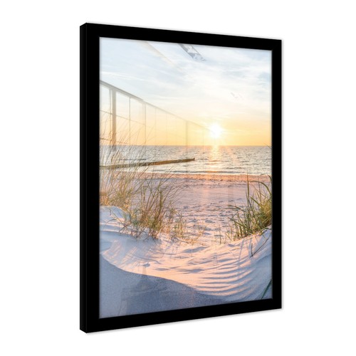 Poster mit rahmen strand - mit, meer