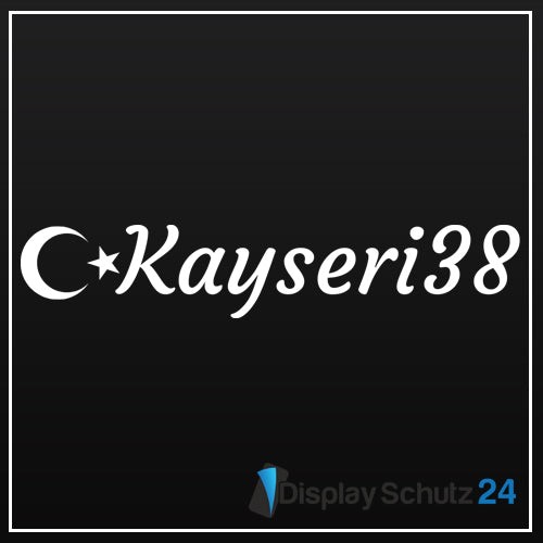 Kayseri sticker schwarze - schwarze,