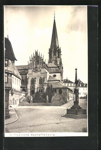 Ansichtskarte aschaffenburg - ansichtskarte,