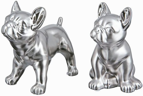 Dekofigur hund französische - dekofigur,