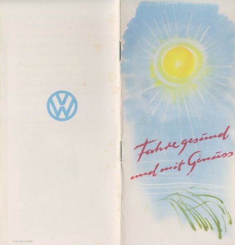 Prospekt volkswagen käfer - prospekt, vw