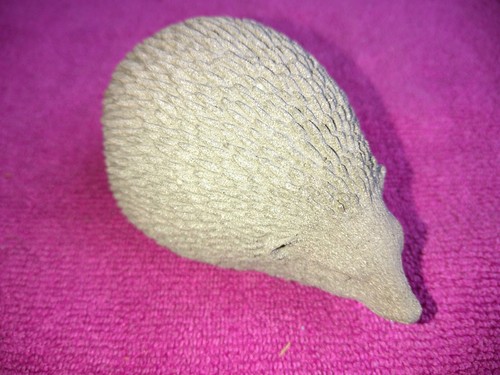 Sandstein skulptur igel klein - sandstein,