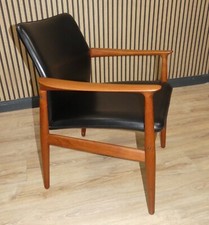 60er teak armlehnstuhl - 1, 2