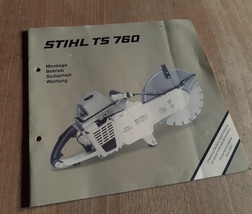 Orig stihl prospekt - ts, 760