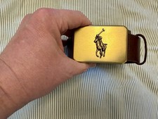 Ralph Lauren Herren Gürtel Braun Ungetragen