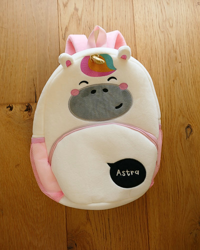 Rucksack für mädchen - mädchen, einhorn