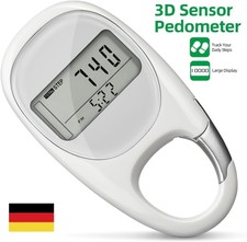 3D Schrittzähler mit Clip Tragbar Pedometer Kalorienverbrauch Gehen Laufen Sport