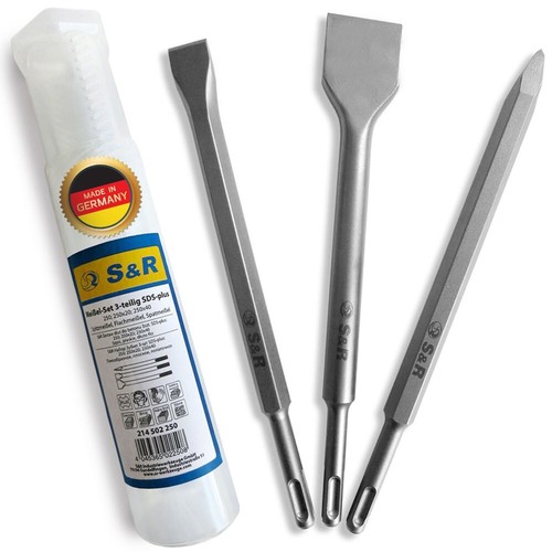 Meißel set tlg - 3-tlg, sds-plus