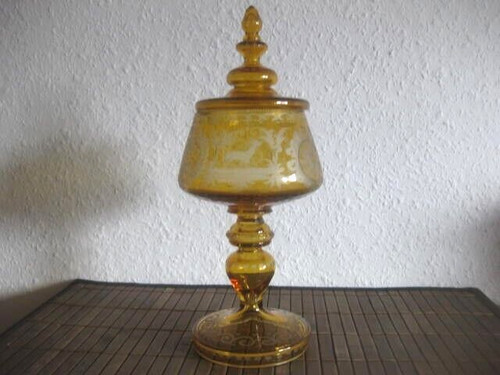 Egermann glas prunk pokal jagd - egermann,