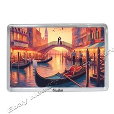 Souvenir Foto Magnet - Venedig Dreams -  Fotomagnet  5mm Acryl  N3 Neu