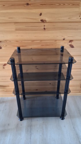 Hifi rack aus glas - hifi,