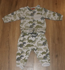 C&A süßer DINO Zweiteiler Sportanzug Trainingsanzug Oberteil + Hose Gr. 74