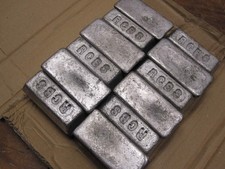 2kg Bleibarren, Bleischrott, Angelblei, Walzblei Tauchblei, Altblei Modellblei 