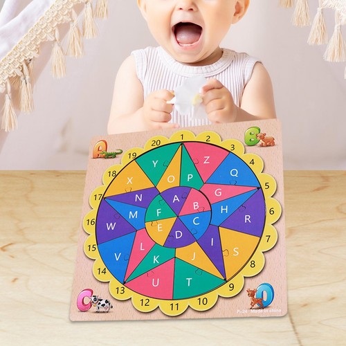 Holz-Alphabet-Puzzles