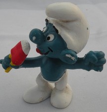 Schlumpf Schleich Peyo smurf Eisessend ice send 1978 RARITÄT