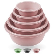 Teigschüssel Rührschüssel Set Mixing Bowl Salatschüssel stapelbar Backschüssel 