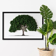 Bild mit natürlichem moos - bild,