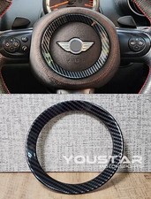 NEU CARBON EFFEKT LENKRAD RINGVERKLEIDUNG für MINI R55 R56 R57 R58 R59 R60 R61