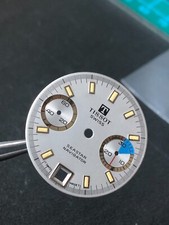 1 NOS Zifferblatt/Zifferblatt Tissot Seastar Navigator Ø 28,1 mm - Cal Valjoux 7734