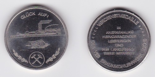Ddr verdienstmedaille des - ddr, veb