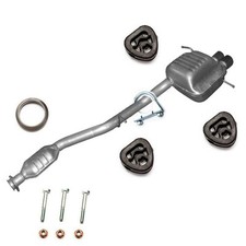 Auspuff + Anbausatz für Mercedes C-Klasse Sport Coupe CL 203 1.8/2.0  Kompressor