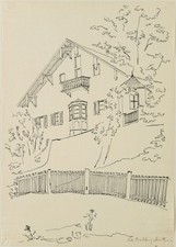 Bauernhaus mit Garten in