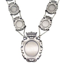 Schützenkette altsilber - schützenkette,