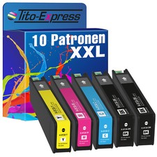 10 Patronen PlatinumSerie für HP 913A PageWide 352 DW MFP 377 DW Pro 452 DN Pro 