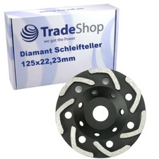 Profi Diamant Schleifteller V Ø125mm 22,2mm für Festool Flex Würth Schleifer