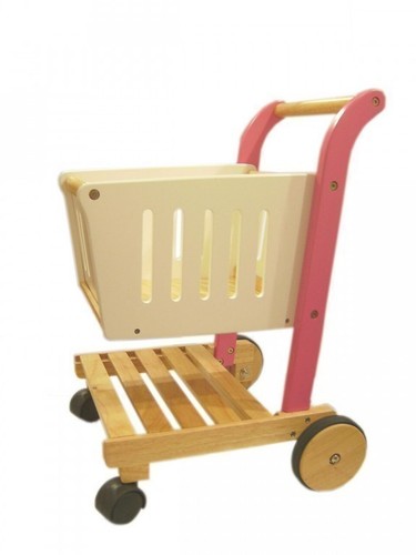 Einkaufswagen pink weiß - einkaufswagen, pink/weiß