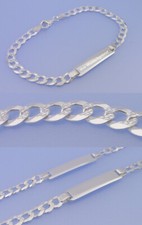 Echt 925 Silber GRAVUR ID