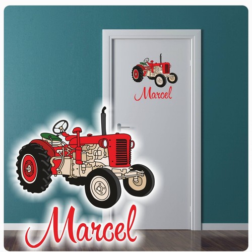 Türaufkleber traktor trecker - türaufkleber,