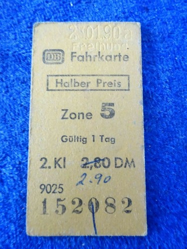 Deutsche bundesbahn alte - deutsche,