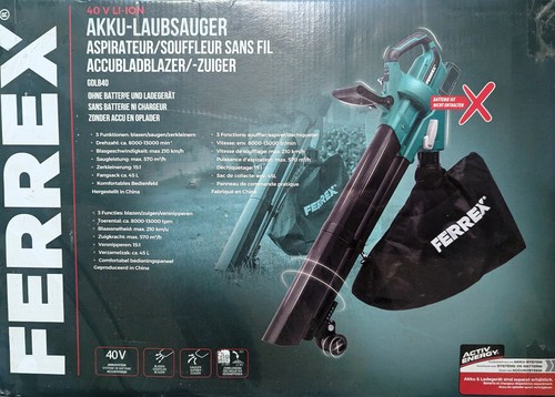 Ferrex akku laubsauger - ferrex,