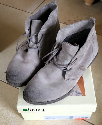 Halbschuhe grau beige - halbschuhe,, bama