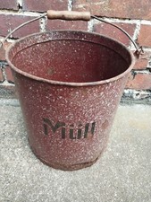 alter Eimer PFLANZKÜBEL Deko