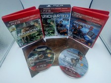 Uncharted 1 & 2 Dual Pack  PlayStation 3 PS3 Discs Like New 