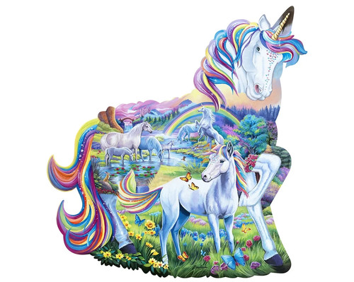 Regenbogen einhorn 60 - regenbogen,