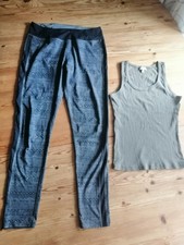 Fitness Yoga Leggings Gymnastik  Hose Turnen Laufhose Sport-Tanz M Heine T-Shirt