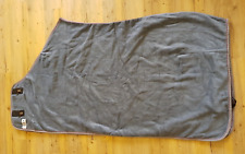 Pfiff Dralon Abschwitzdecke grau 135 Pferd Baumwolle 002048-96-135 Wie neu