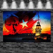 XXL Türkische Flagge Atatürk