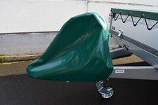 Deichselhaube 110x75 PVC Deichselschutzhülle für Anhänger mit Automatik Stützrad
