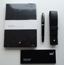 Montblanc MST Le Grand Platinum Füllfederhalter ID2851 + Notebook + Siena Etui