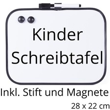 Kinder Schreibtafel Schultafel 28x22cm Whiteboard Magnettafel Wandtafel Pinnwand