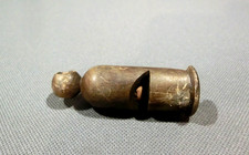 Alte Eisenbahn Trillerpfeife, Signalpfeife, Polizei, Militär, aus Bakelit, TOP !