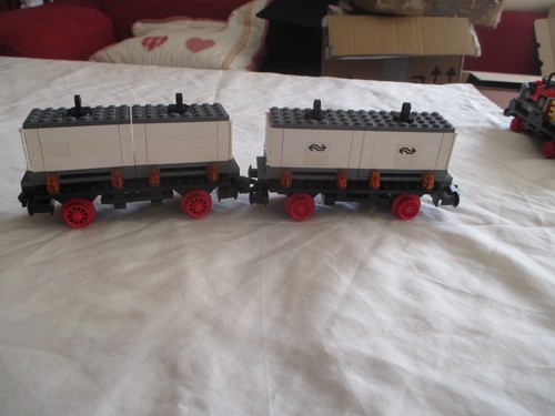Lego eisenbahn city waggons - lego, 2