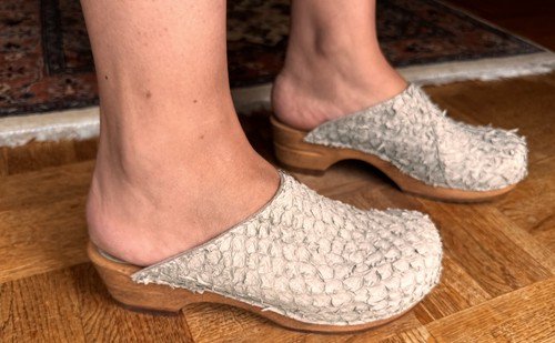 Sanita echtleder clogs - echtleder,