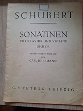 Alte Musiknoten, Schubert