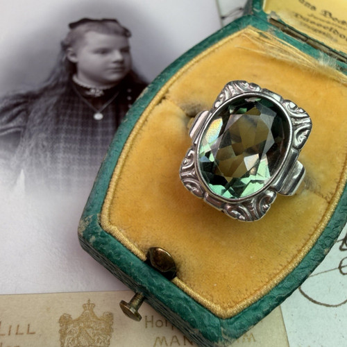 Großer ring art deco - art,